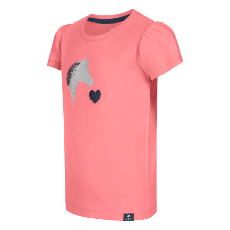 Camiseta Niño/a Manga Corta ELT Lily Rosa | Equestrian. Calvet Animals i