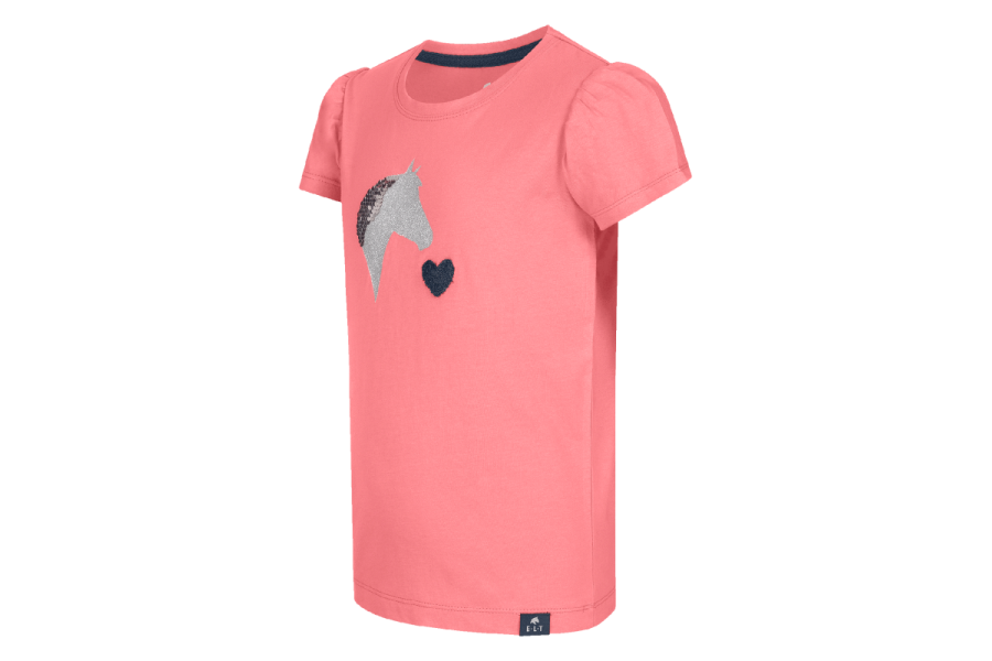 Camiseta Niño/a Manga Corta ELT Lily Rosa | Equestrian. Calvet Animals i