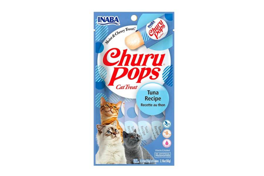 Churu Gato Pops Atún 4x15 Gr para gatos | Calvet Animales y Plantas