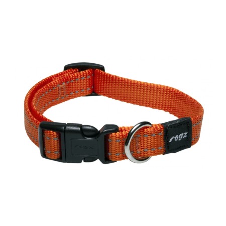 Collar Rogz Classic Naranja para perros | Calvet Animales y Plantas