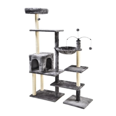 Rascador Wuapu 11X1 110X40X163,5 Cm Gris para gatos | Calvet Animales y Plantas