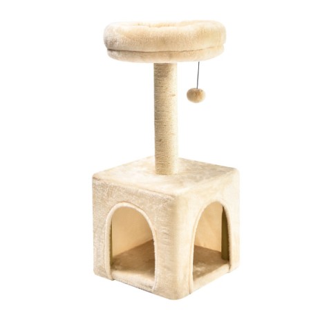 Rascador Wuapu 7X1 55X55X168 Cm Gris para gatos | Calvet Animales y Plantas