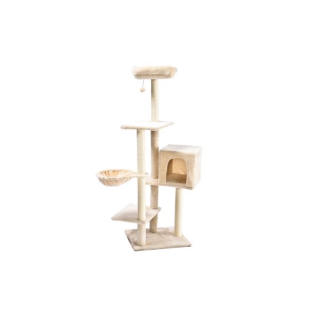 Rascador Wuapu Seven Plus 49X40X146 Cm Beige para gatos | Calvet Animales y Plantas