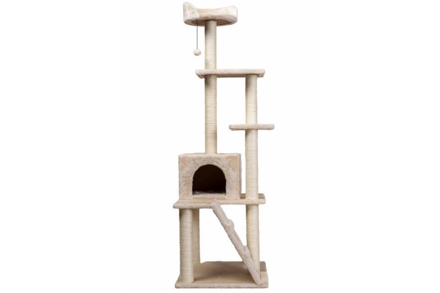 Rascador Wuapu Six 155 Cm Beige para gatos | Calvet Animales y Plantas