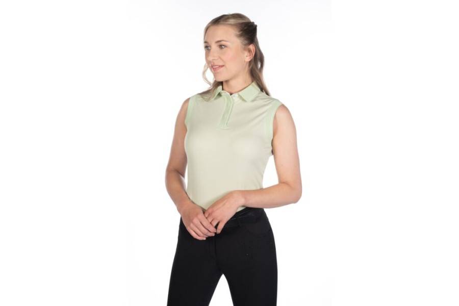 Polo Dona Màniga Curta HKM Catherine Verd Festuc | Equestrian | Calvet Animals i
