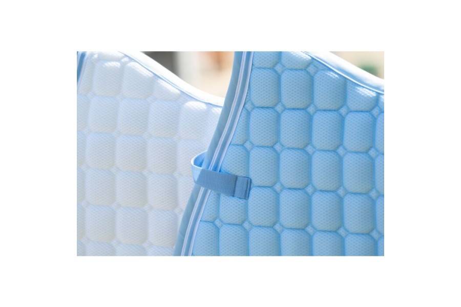 Suador Doma HKM Airy Mesh Blau Cel | Equestrian | Calvet Animals i Plantes