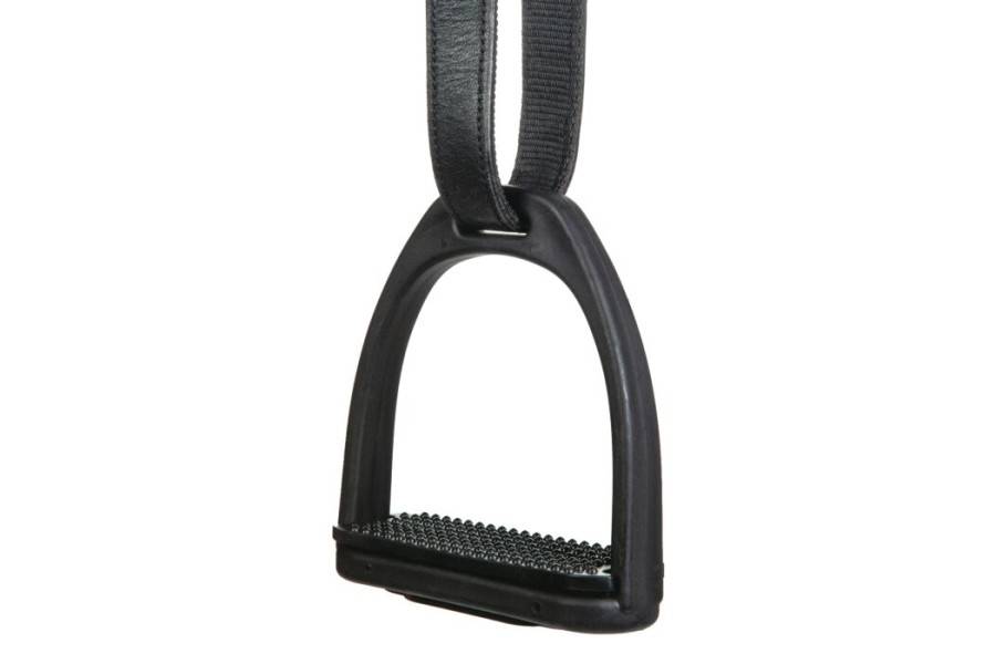 Estreps Anglesos HKM Plàstic Negre | Equestrian | Calvet Animals i Plantes