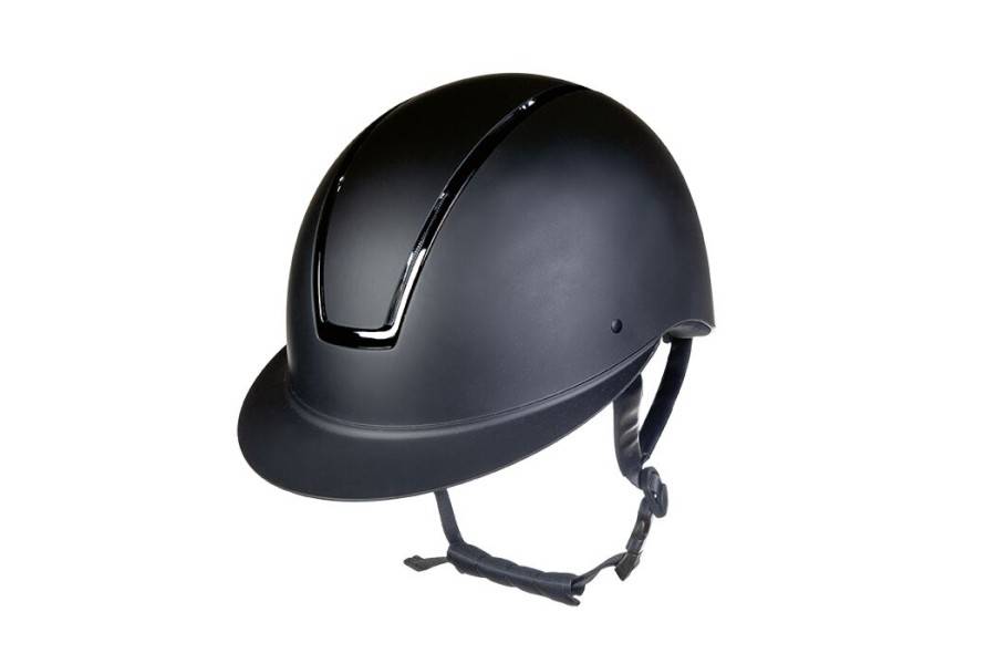 Casco HKM Lady Shield Negro/Negro Brillante | Equestrian | Calvet Animales