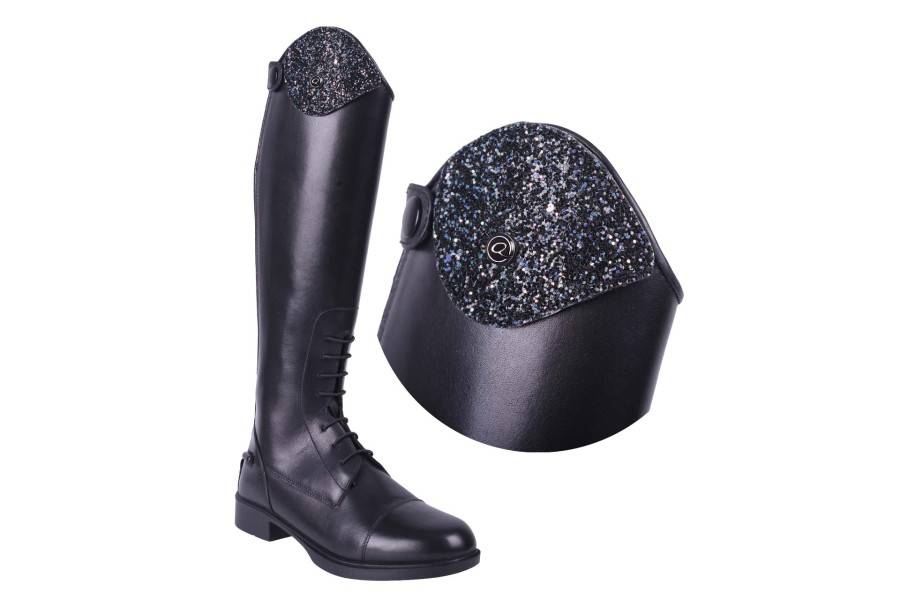 Top Intercambiable Botas QHP Romy Glitz Azul | Equestrian | Calvet