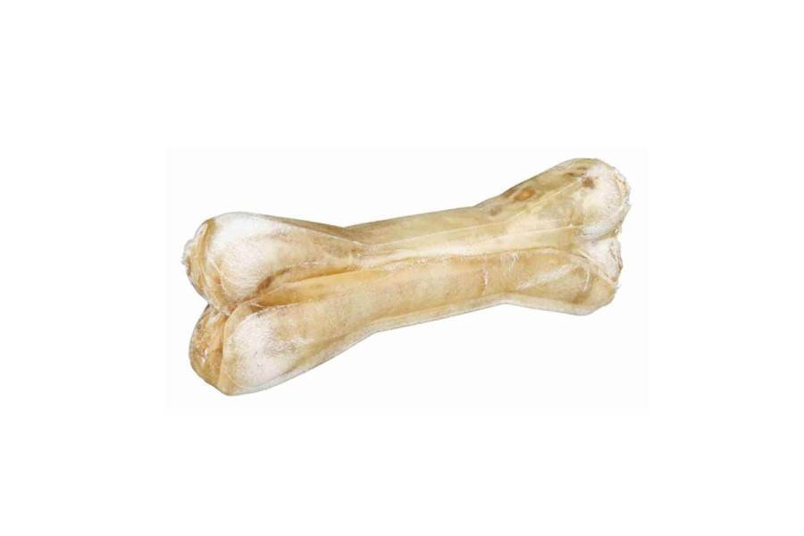 Hueso Piel Natural Relleno Tripa 230 Gr 22 Cm para perros | Calvet Animales y