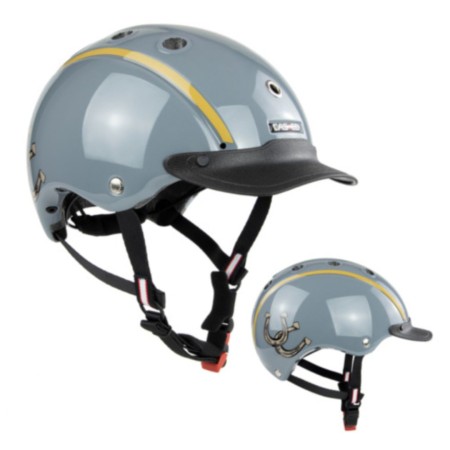 Casco Cas Co Nori Gris Con Herraduras | Equestrian | Calvet Animales y