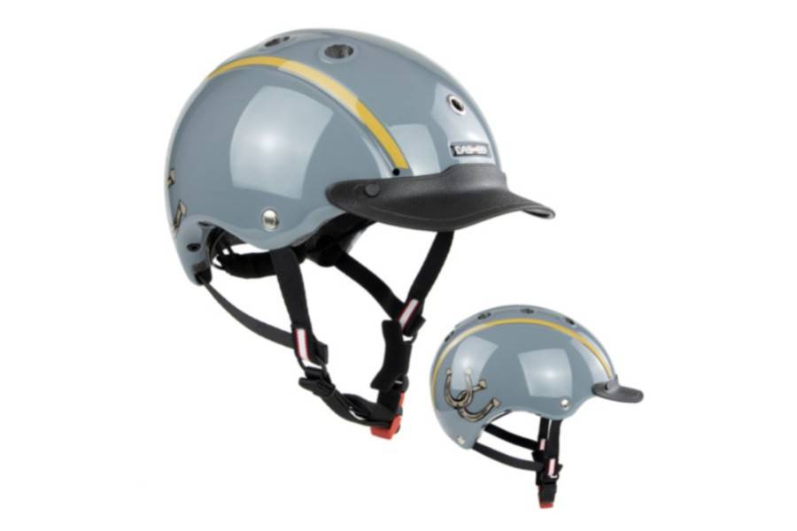 Casco Cas Co Nori Gris Con Herraduras | Equestrian | Calvet Animales y