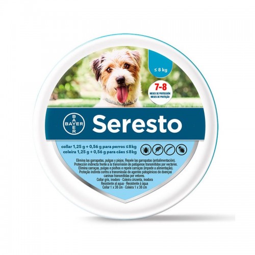 Seresto Collar Perro Menos 8 Kg para perros | Calvet Animales y Plantas