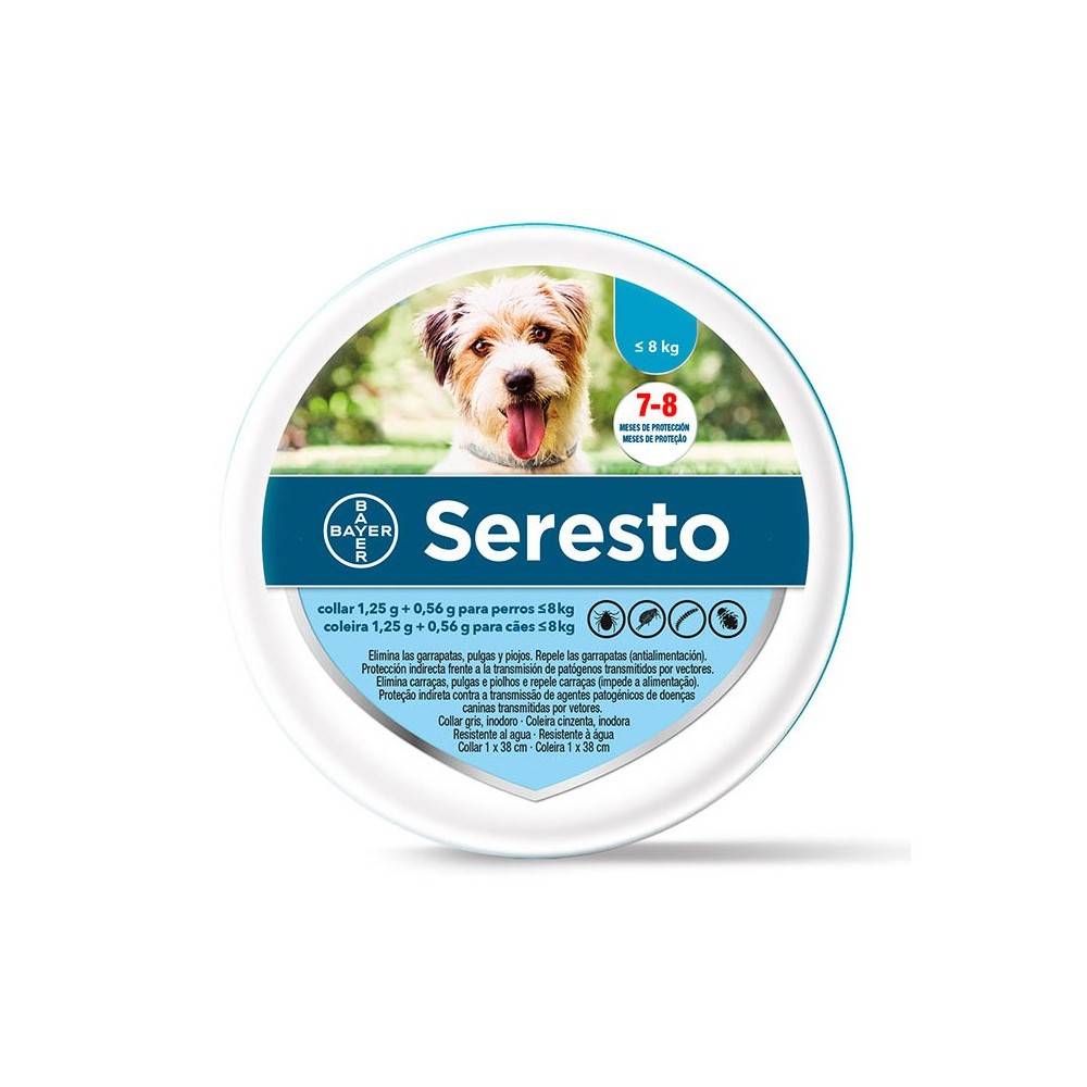 Seresto Collar Gos Menys 8 Kg per gossos | Calvet Animals i Plantes