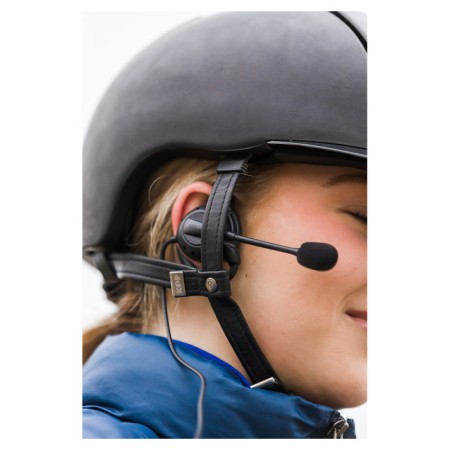 Auricular/Micrófono Whis Competition Negro | Calvet Animales y