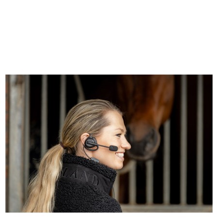 Auricular/Micrófono Whis Competition Negro | Calvet Animales y 2