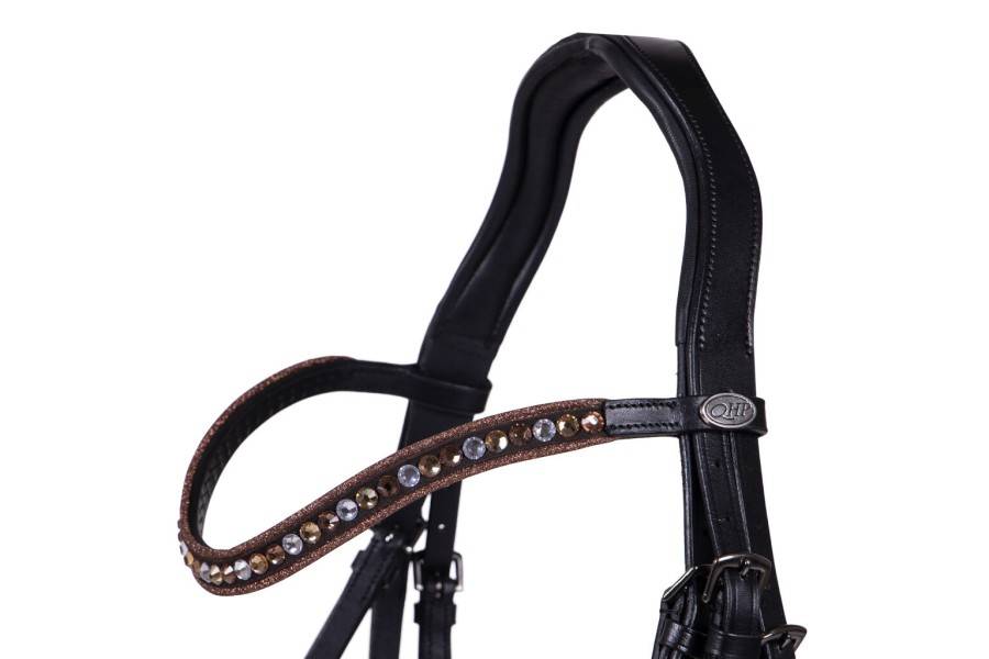 Brida Montar QHP Orlando Negra/Marrón | Calvet Animales y