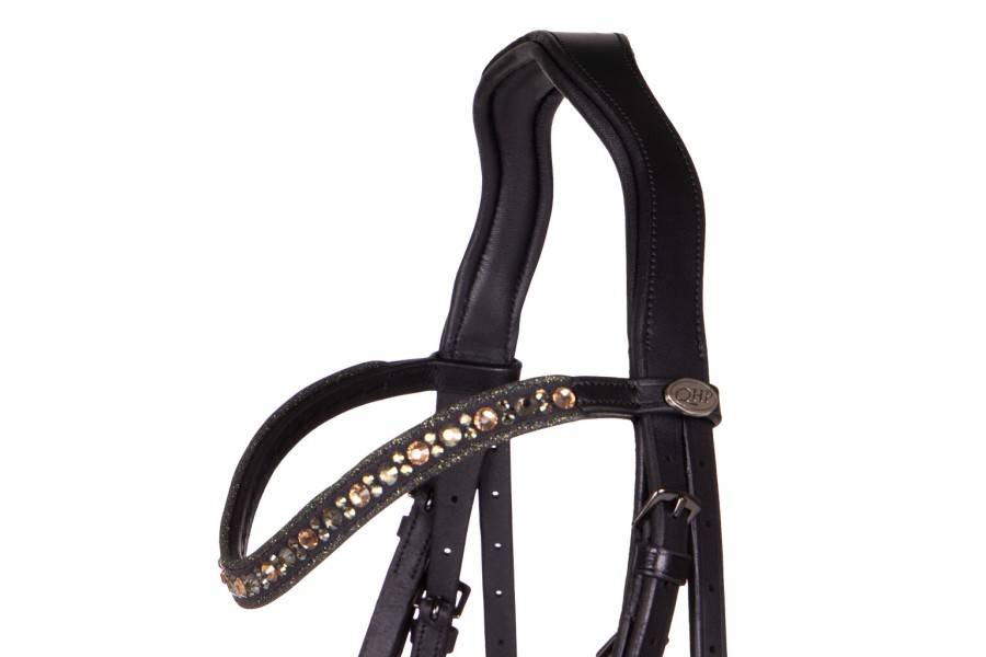 Brida Montar QHP Orlando Negra/Verde | Calvet Animales y Plantas