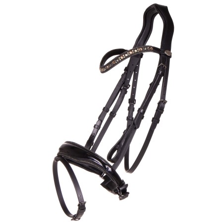 Brida Montar QHP Orlando Negra/Verde | Calvet Animales y Plantas