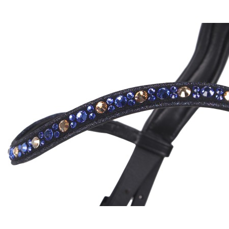 Brida Montar QHP Orlando Negra/Azul Marino | Calvet Animales y