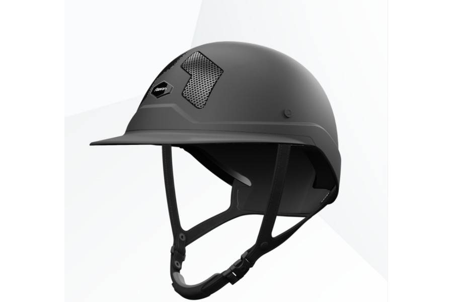 Casc Flex-on Armet Dark Negre Visera Curta | Calvet Animals i Plantes