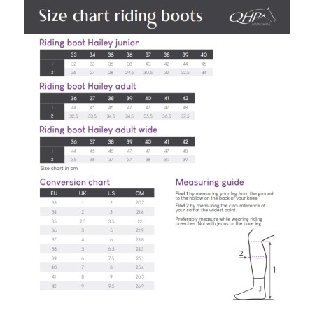 Botas QHP Hailey Adult Negra | Calvet Animales y Plantas