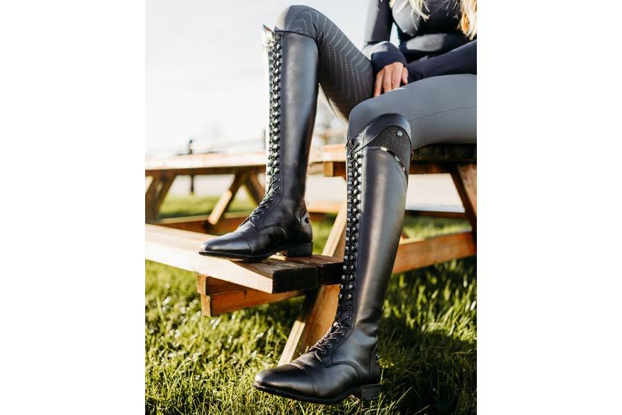 Botes QHP Hailey Adult Negra | Calvet Animals i Plantes