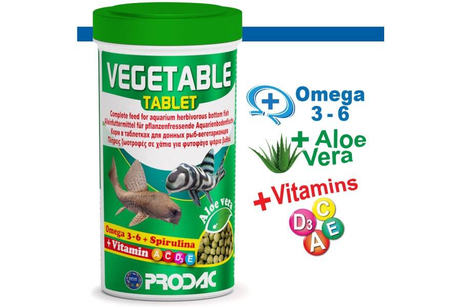 Prodac Vegetable Tablet | Calvet Animales y Plantas