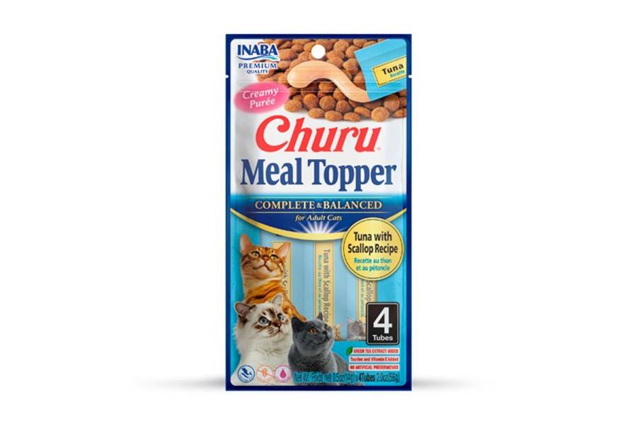 Churu Gat Meal Topper Tonyina Amb Vieira 4x14 Gr | Calvet Animals i Plantes
