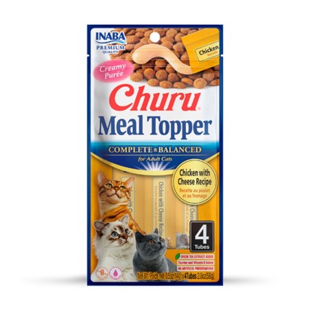 Churu Gat Meal Topper Pollastre Amb Formatge 4x14 Gr | Calvet Animals i Plantes