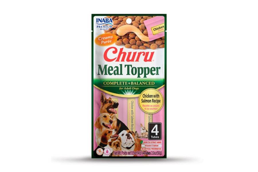 Churu Gos Meal Topper Pollastre Amb Salmó 4x14 Gr | Calvet Animals i Plantes
