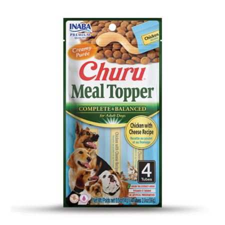 Churu Gos Meal Topper Pollastre Amb Formatge 4x14 Gr | Calvet Animals i Plantes