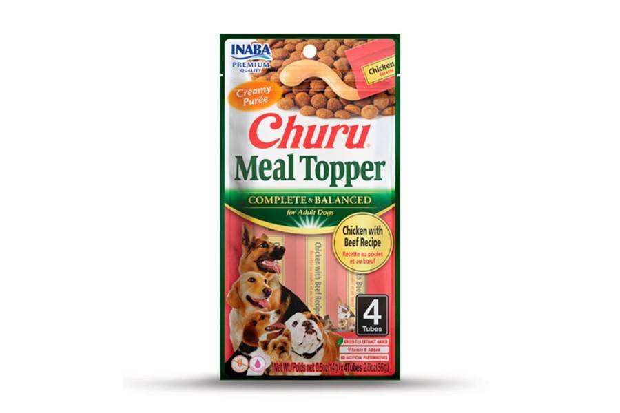 Churu Gos Meal Topper Pollastre Amb Bou 4x14 Gr | Calvet Animals i Plantes