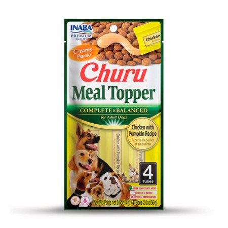 Churu Perro Meal Topper Pollo Con Calabaza 4x14 Gr | Calvet