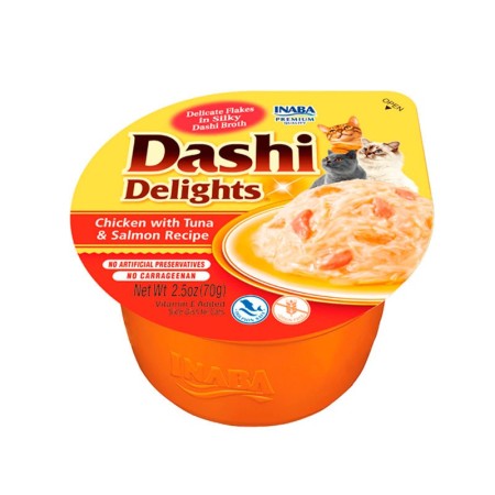 Dashi Delight Pollastre/Tonyina/Salmó 70 Gr | Calvet Animals i Plantes