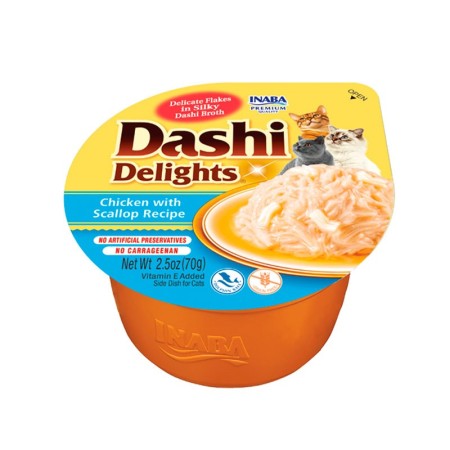 Dashi Delight Pollastre Amb Vieira 70 Gr | Calvet Animals i Plantes