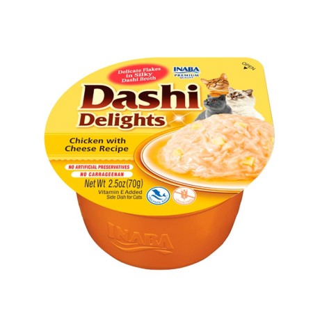Dashi Delight Pollastre Amb Formatge 70 Gr | Calvet Animals i Plantes