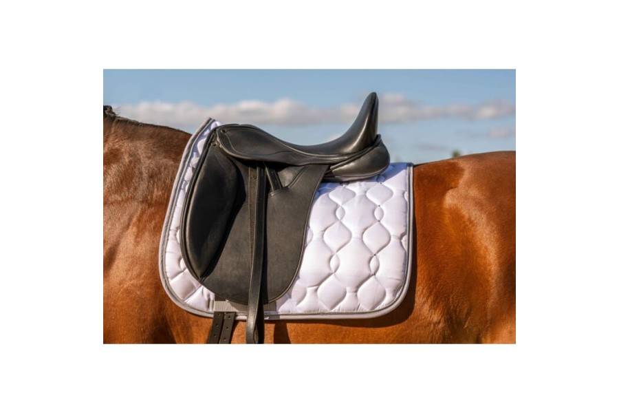 Sudadero Doma HKM Dressage Competition Blanco/Plata | Calvet