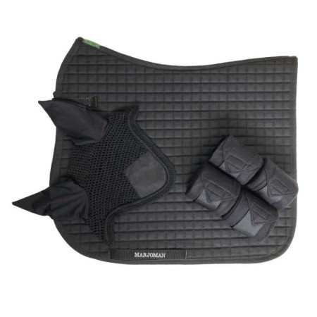 Conjunto Marjoman Doma Sudadero + Orejeras + Vendas Negro |