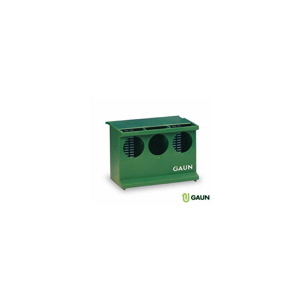 Comedero Palomas Plástico 3 Agujeros | Animales de granja. Calvet Animals