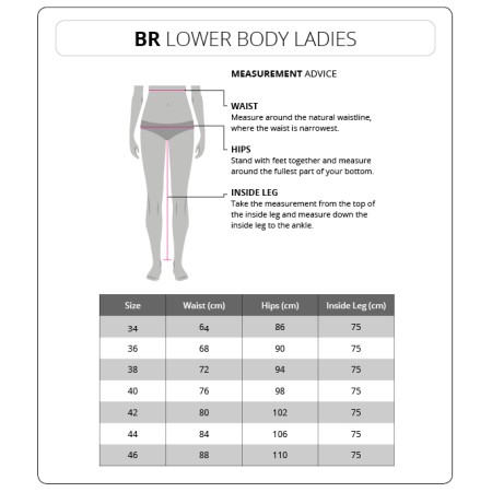 Pantalones Mujer BR Florien Culera Silicona Carbon | Calvet