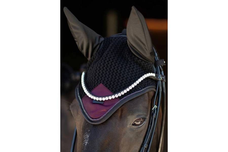 Orejeras Equestrian Stockholm Purple Night | Calvet Animales y