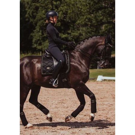 Sudadero Doma Equestrian Stockholm Negro/Oro | Calvet Animales
