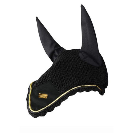 Orejeras Equestrian Stockholm Negra/Oro | Calvet Animales y