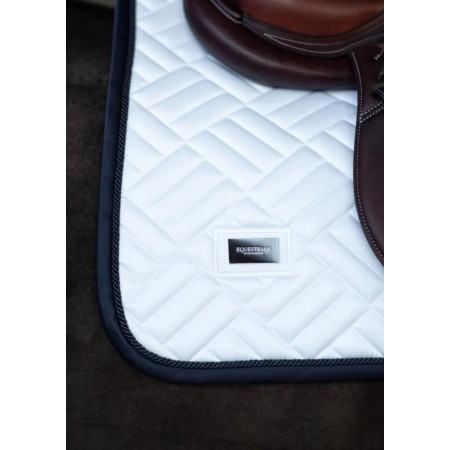 Sudadero Salto Equestrian Stockholm Modern Blanco/Azul Marino |