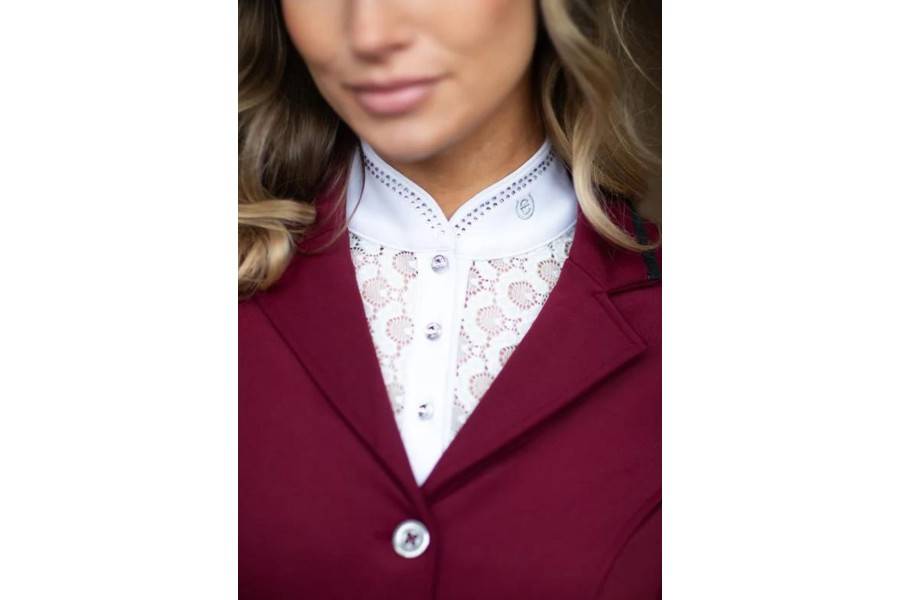 Polo Mujer Manga Corta Equestrian Stockholm Crystal Champion