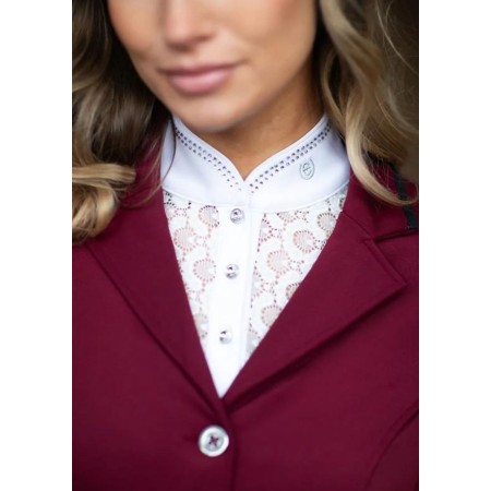 Polo Mujer Manga Corta Equestrian Stockholm Crystal Champion