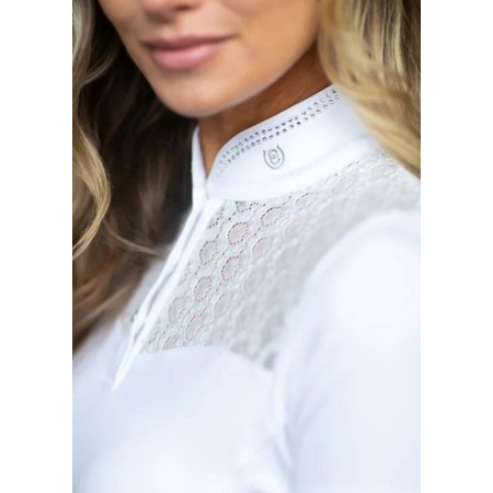 Polo Mujer Manga Corta Equestrian Stockholm Crystal Champion