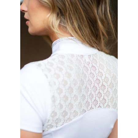 Polo Mujer Manga Corta Equestrian Stockholm Crystal Champion