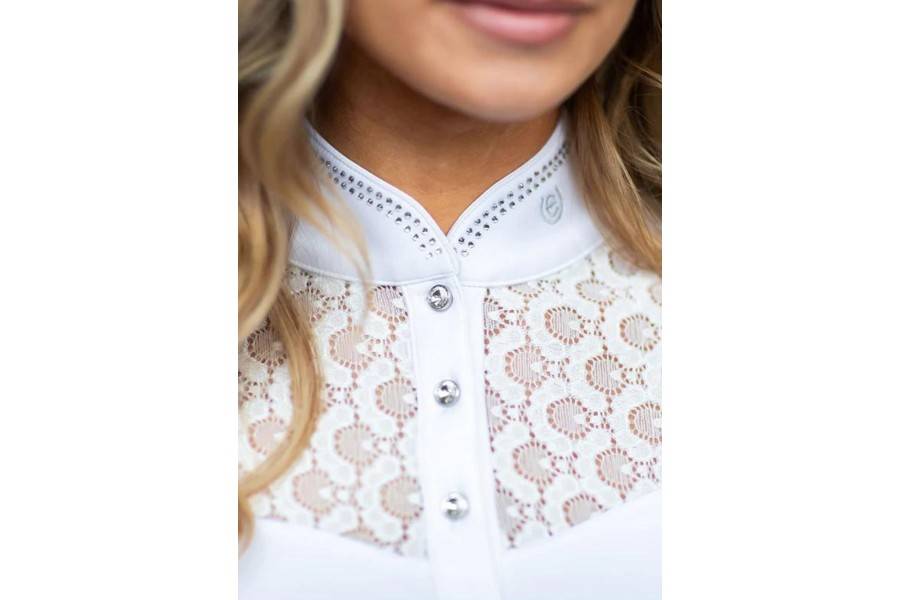 Polo Mujer Manga Corta Equestrian Stockholm Crystal Champion